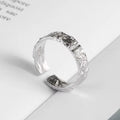 Hot Sell Silver Color Geometry Rings for Women Adjustable Handmade Fashion Party Jewelry 2025 New Trendy