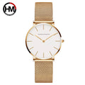 Top Brand Luxury Watches Women Stainless Steel Mesh Belt Watch Japan Quartz Movement Clock Ladies Wrist Watch